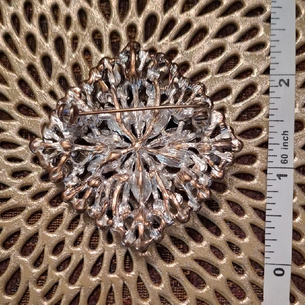 Vintage Style Crystal Brooch